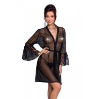 Воздушный пеньюар LOVELIA PEIGNOIR black XXL/XXXL - Passion