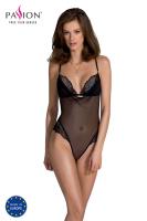 Сетчатое боди с кружевным лифом Passion DELIENA BODY S/M black