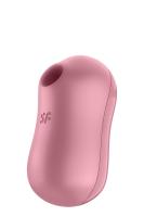 Вакуумный стимулятор с вибрацией Satisfyer Cotton Candy Light Red