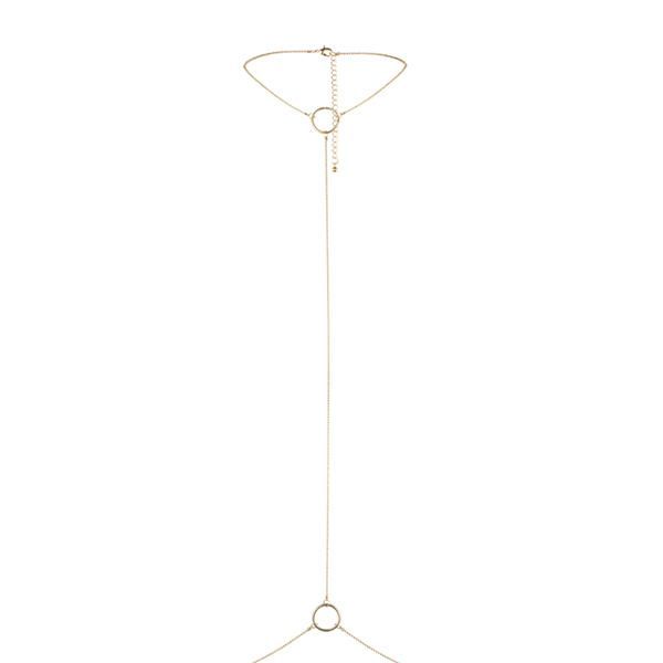Цепочка на шею и пояс Bijoux Indiscrets Magnifique I Body Chain - Gold, украшение на тело