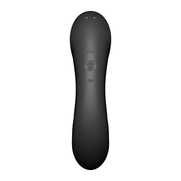 Вакуумный стимулятор с вибрацией Satisfyer Curvy Trinity 4 Black