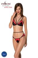 Комплект белья Passion PEONIA SET L/XL red, бра, трусики