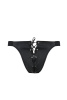 Мужские слипы на шнуровке Passion 044 Slip Ben XXL/XXXL Black, экокожа, люверсы || 