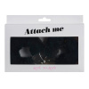 Наручники с плюшевой отделкой Love To Love ATTACH ME Black || 