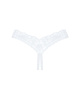 Кружевные танга с доступом Obsessive Heavenlly crotchless thong  XL/2XL, с доступом || 