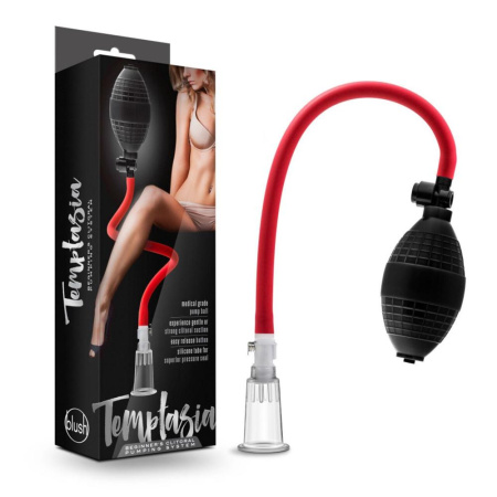 Вакуумная помпа для клитора Temptasia by Blush - Beginner's Clitoral Pumping System - Black || 