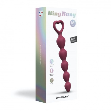 Анальная цепочка Love To Love BING BANG M - PLUM STAR || 