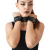Ошейник с наручниками из натуральной кожи Art of Sex - Bondage Collar with Handcuffs || 