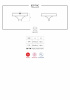Кружевные танга с доступом Obsessive 837-THC-1 S/M, черные || 