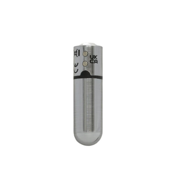 Вибропуля PowerBullet First-Class Bullet 2.5″ with Key Chain Pouch, Silver, 9 режимов вибрации