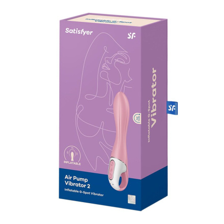 Вибратор точки G надувной Satisfyer Air Pump Vibrator 2 || 