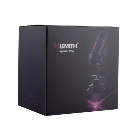 Мини секс-машина Hismith Mini Capsule Sex-Machine with Strong Suction Cup, мощная, перезаряжаемая || 
