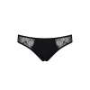 Трусики-слипы с кружевной сеточкой Dina Thong black L/XL - Passion || 
