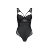 Боди из эко-кожи и кружева Loona Body black L/XL - Passion || 
