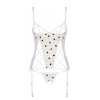 Корсет с подвязками + стринги LOVELIA CORSET white L/XL - Passion || 