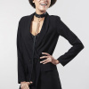 Чокер Bijoux Indiscrets MAZE - Wide Chocker Black || 