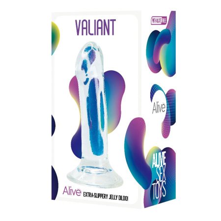 Прозрачный фаллоимитатор Alive Valiant Jelly Dildo || 