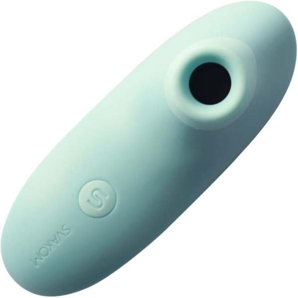 Вакуумный стимулятор Svakom Pulse Lite Neo Seafoam Blue, управляется со смартфона