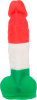 Цветной фаллоимитатор ADDICTION - LEONARDO - 7" - 3 COLOURS, 17,8 см, силикон || 