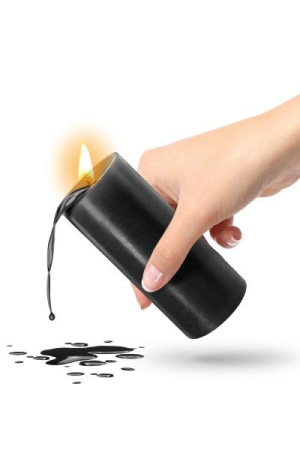 БДСМ-cвеча низкотемпературная Fetish Tentation SM Low Temperature Candle Black || 