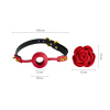 Роскошный кляп в виде розы Zalo - Rose Ball Gag, двойное использование || 