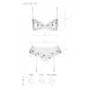 Сексуальный комплект с поясом для чулок LOVELIA SET white L/XL - Passion || 