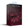 Набор Feral Feelings BDSM Kit 7 Black, наручники, поножи, коннектор, маска, паддл, кляп, зажимы || 