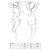 Комплект белья под латекс CAPRI SET black L/XL - Passion: мини-бикини, стринги, пояс для чулок || 