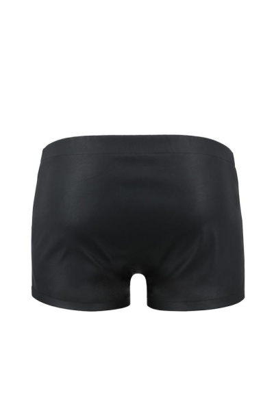 Мужские кожаные боксеры с заклепками Passion 048 Short David S/M Black
