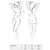 Комплект белья GIANA BIKINI white XXL/XXXL - Passion: полупрозрачные лиф и трусики с бантиками || 