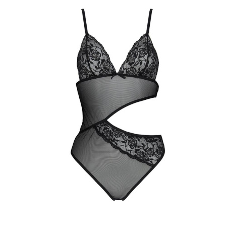 Боди с ажурным лифом Christa Body black S/M  — Passion || 