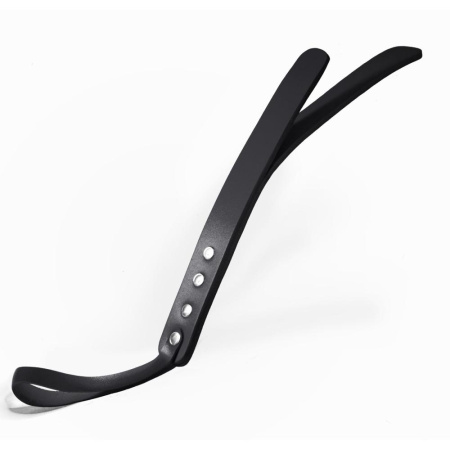 Паддл двухслойный Feral Feelings Leather Mini Paddle Black, натуральня кожа, black