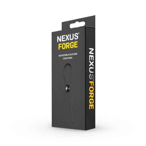 Эрекционное кольцо Nexus FORGE Single Adjustable Lasso - Black
