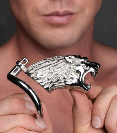 Клетка для члена Master Series Tiger King Cock Cage With Lock || 