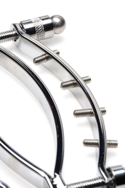Зажим для половых губ Master Series Spread'Em Poker Vagina Clamp with Adjustable Pressure Screws