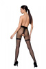 Колготки с открытым доступом, имитация чулок Passion TIOPEN 020 black 3/4 (20 den) || 