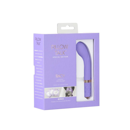 Роскошный вибратор Pillow Talk Racy Purple Special Edition, Сваровски, повязка на глаза+игра || 