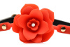 Кляп Master Series Blossom Silicone Rose Gag - Red || 