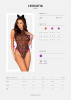 Эротический костюм леопарда Obsessive Leocatia teddy L/XL, боди, обруч с ушками || 
