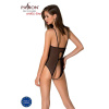 Боди с ажурным декором и открытым шагом Ursula Body black S/M — Passion || 