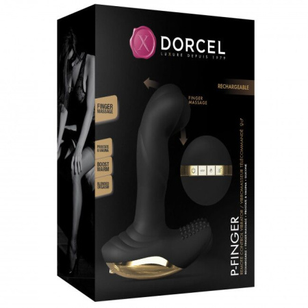 Вибромассажер с “массажем пальцем” для простаты и вагины Dorcel P-Finger || 