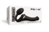 Безремневой вибрострапон с вакуумной стимуляцией Strap-On-Me MULTI ORGASM Black S, регулируемый || 