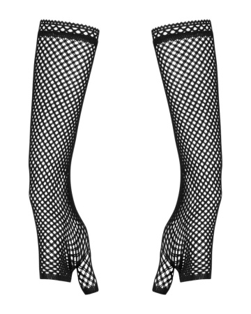 Сетчатые митенки Obsessive Darkie mittens, black || 