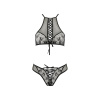 Эротический комплект AZALIA SET black XXL/XXXL Passion || 