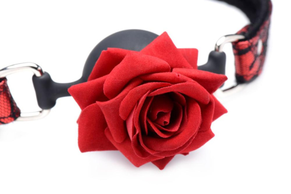 Кляп Master Series Eye-Catching Ball Gag With Rose