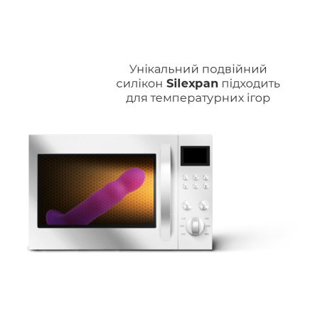 Дилдо с присоской Adrien Lastic Hitsens 3 Purple, отлично для страпона, диаметр 4,1см, длина 18,2см || 