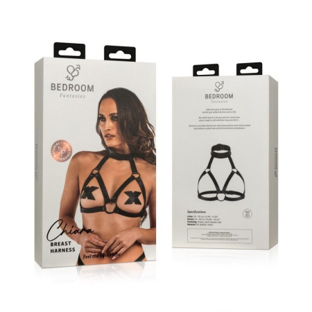 Портупея Bedroom Fantasies Chiara Breast Harness - Black || 