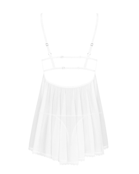 Пеньюар и трусики Obsessive Heavenlly babydoll & thong XS/S