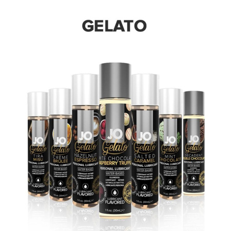 Смазка на водной основе System JO GELATO White Chocolate Raspberry (120 мл) без сахара и парабенов || 