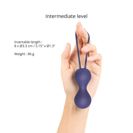 Вагинальные шарики Love To Love JOIA - MIDNIGHT INDIGO || 